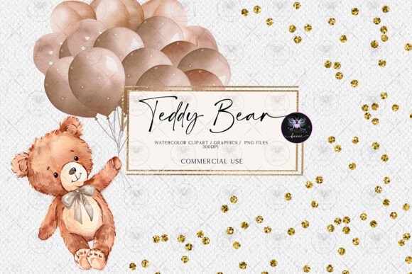 Download Teddy Bear Watercolor Clipart - Clipart Collection