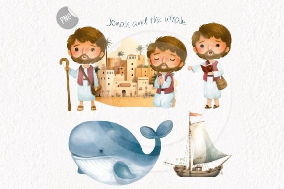 Download Jonah and the Whale Clipart PNG Files - Clipart Collection