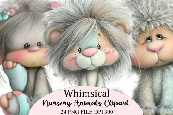 Download Watercolor Nursery Animals Clipart - Clipart Collection