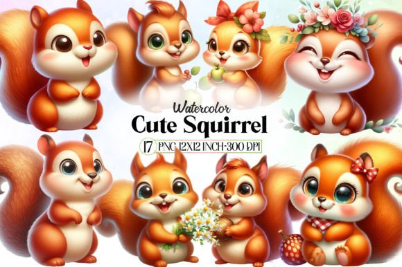 Download Cute Squirrel Sublimation Clipart - Clipart Collection