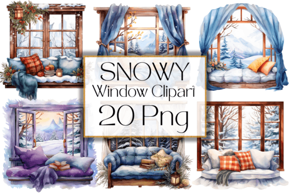Download Snowy Window Clipart. - Clipart Collection