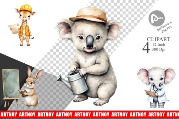Download Little Animal Jobs Clipart - Clipart Collection