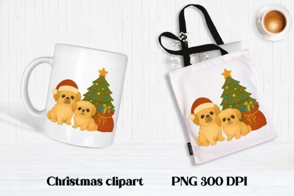 Download Christmas Knitted Dog Clipart PNG Design - Clipart Collection