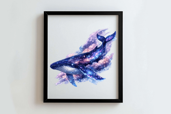 Download Galaxy Whale PNG | Nebula Whale Clipart - Clipart Collection