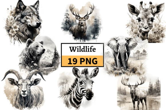 Download Wildlife Animals Clipart Bundle Woodland - Clipart Collection
