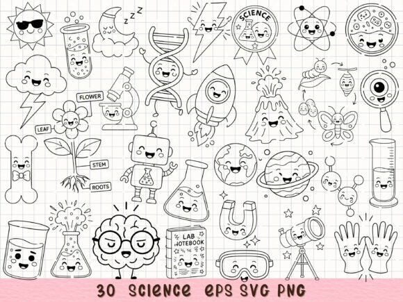 Download Cute Science Clipart STEM Classroom - Clipart Collection