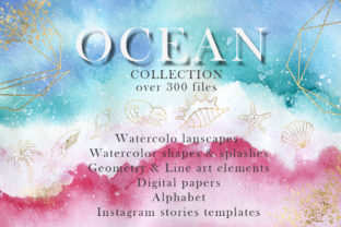 Download Ocean Watercolor Collection - Ocean Collection