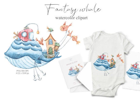 Download WAtercolor Cute Nursery Whale Clipart - Clipart Collection