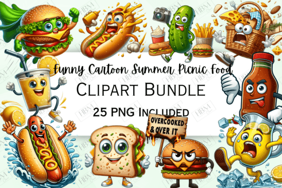Download Funny Picnic Food Clipart - Clipart Collection