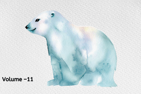 Download Watercolor Arctic Animal Clipart - Clipart Collection