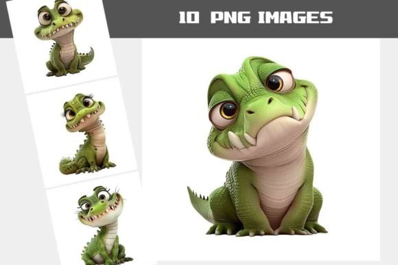 Download Crocodile Clipart Bundle - Clipart Collection