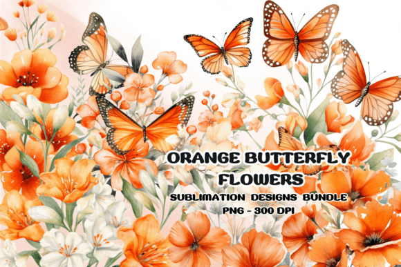 Download Orange Flower Watercolor Clipart - Clipart Collection