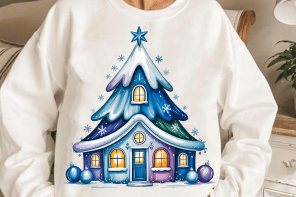 Download Winter House PNG Clipart Design - Clipart Collection