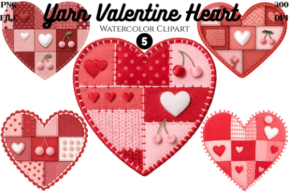 Download Yarn Valentine Heart PNG Clipart - Clipart Collection