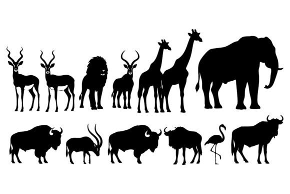 Download African Wildlife Silhouette&nbsp; - Africa Collection