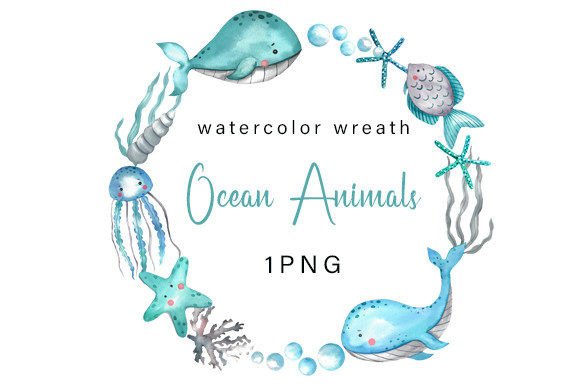 Download Ocean Animals Clipart. Undersea Clipart - Ocean Collection