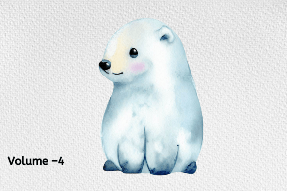 Download Watercolor Arctic Animals Clipart - Clipart Collection