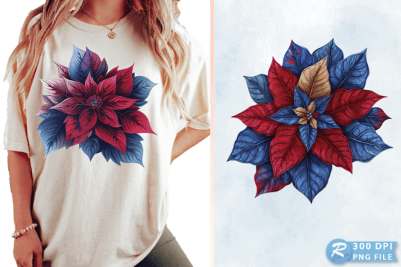 Download Watercolor Poinsettia Christmas Clipart - Clipart Collection