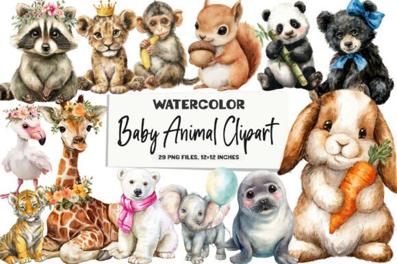 Download Baby Animal PNG Clipart - Clipart Collection