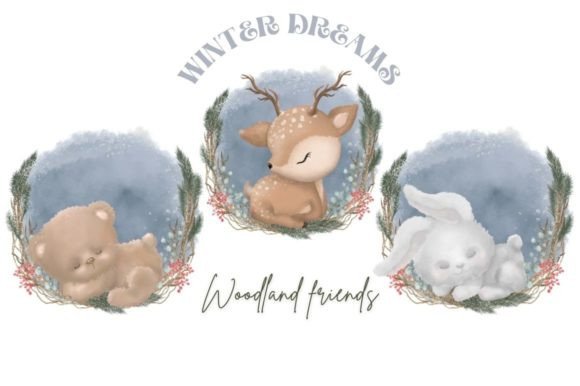 Download Winter Woodland Animals Clipart - Clipart Collection