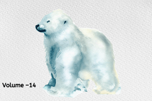 Download Watercolor Baby Animal Clipart Vol –14 - Clipart Collection