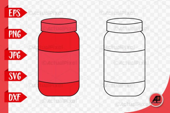 Download Jar Outline with Clipart Color Image - Clipart Collection