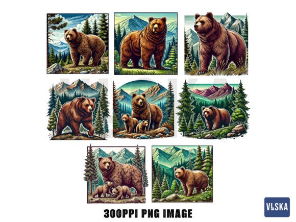 Download Bear in Wildlife Clipart Bundle - Clipart Collection