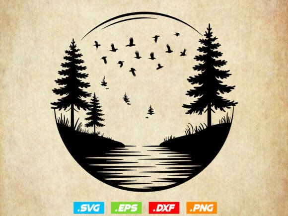 Download Forest Scene SVG,Forest Decor Svg,Forest - Premium Resources