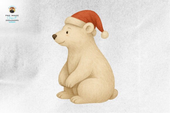Download Cute Watercolor Polar Bear Clipart PNG - Clipart Collection