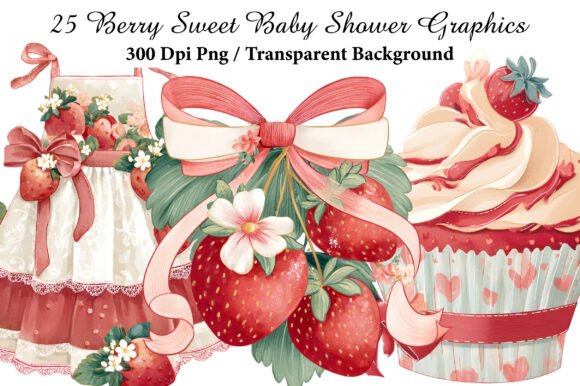 Download Berry Sweet Baby Shower Graphics Clipart - Clipart Collection
