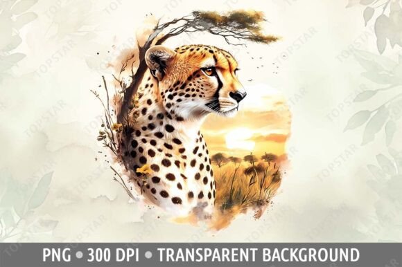 Download Cheetah PNG Clipart Savanna Wild Animals - Clipart Collection