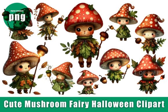Download Cute Mushroom Fairy Clipart - Clipart Collection