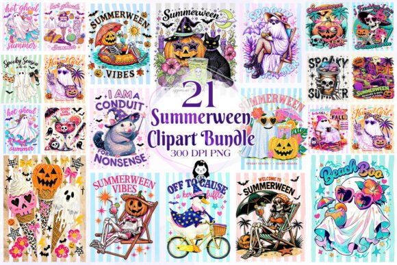 Download Summerween Vibes Sublimation PNG Clipart - Clipart Collection