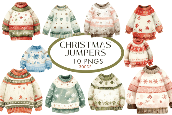 Download Christmas Knitted Jumper Clipart - Clipart Collection