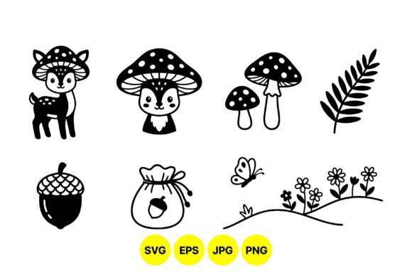 Download Woodland Friends SVG Clipart - Clipart Collection