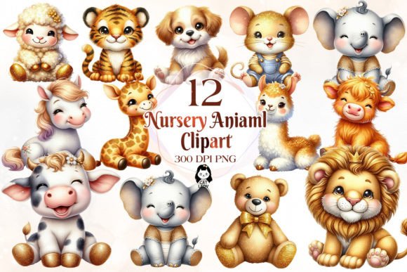 Download Nursery Animal Sublimation Clipart - Clipart Collection