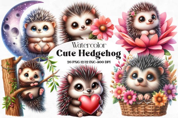 Download Cute Hedgehog Sublimation Clipart - Clipart Collection
