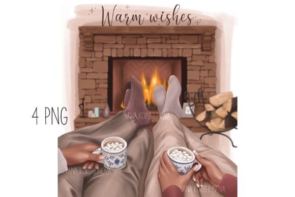 Download Couple Clipart, Warm Wishes Cozy Clipart - Clipart Collection