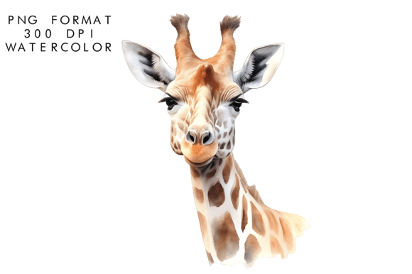 Download Watercolor Giraffe Clipart - Clipart Collection
