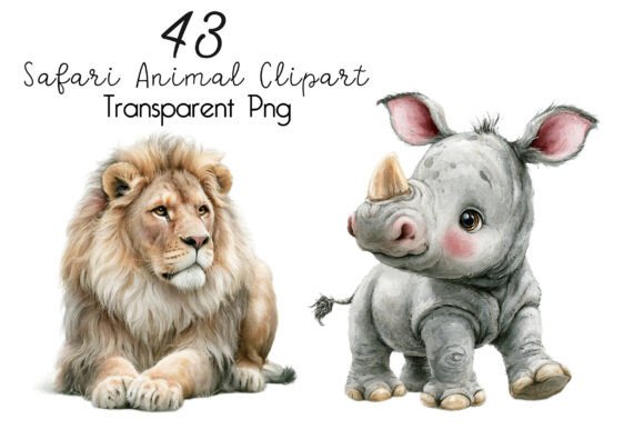 Download Safari Animal Clipart Bundle - Clipart Collection