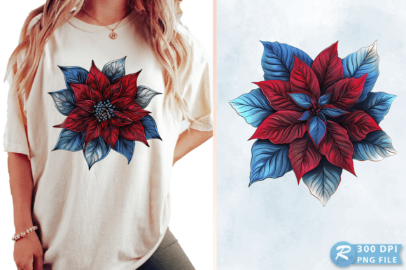 Download Watercolor Poinsettia Christmas Clipart - Clipart Collection