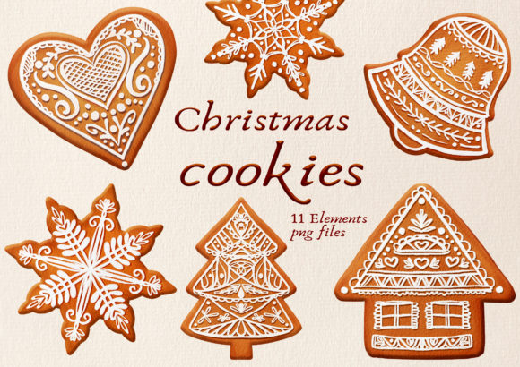 Download Christmas Royal Cookies Cozy Clipart - Clipart Collection