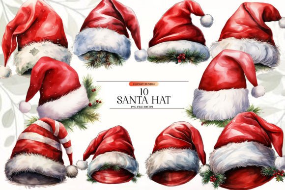 Download Christmas Santa Hat Clipart - Clipart Collection