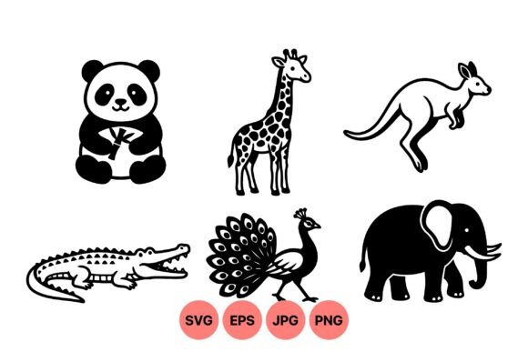 Download Cute Wildlife Animal SVG Clipart - Clipart Collection