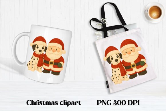 Download Christmas Knitted Dog Clipart PNG Design - Clipart Collection