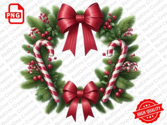 Download Christmas Garland Clipart, Horizontal - Clipart Collection