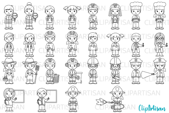Download Community Helpers Clipart, Jobs - Clipart Collection