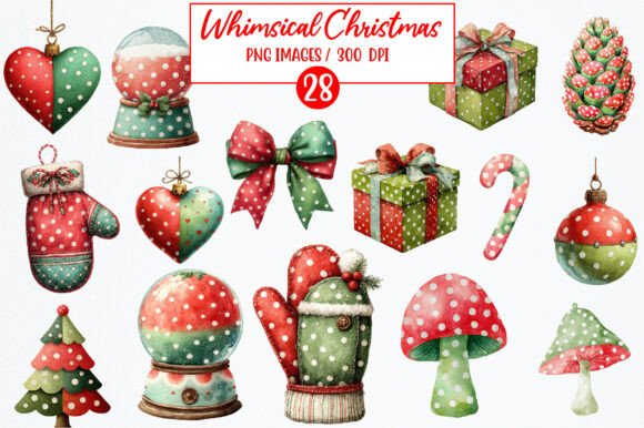 Download Whimsical Christmas Clipart - Clipart Collection