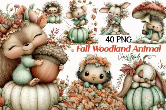 Download Fall Woodland Animal Clipart - Clipart Collection
