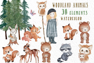 Download Forest Friends Cute Woodland Animals - Woodland animal Collection